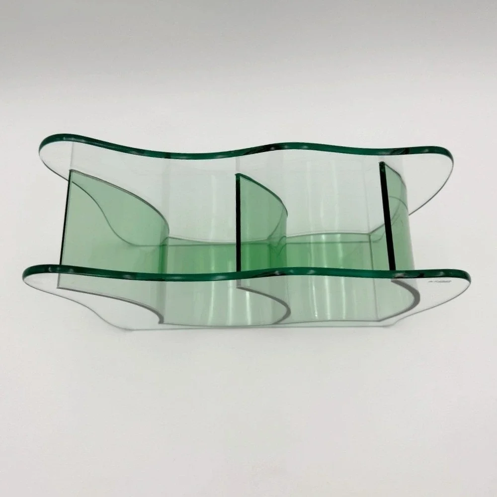 Azoo Glass Nano Aquarium Wavy Modern Aquascape Tank Modern Decor Display Planter